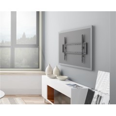 Basic FIXED TV Wall Mount (L) - Securely Fit 37'' to 70'' TVs (94-178 cm) up to 35kg - Sleek Black Design - Easy Installation